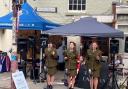 Entertainment at last year's Welshpool 1940s Weekend.
