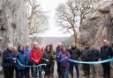 The official reopening of the Devil's Gulch took place in the Elan Valley on Friday, March 17