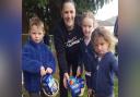 Children took part in an Easter egg hunt at Dolgwenith in Llanidloes.