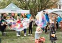 Hundreds of people enjoy music and performances at Newtown Spring Fayre