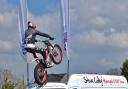 Steve Colley’s Motorbike Stunt Show will be a popular attraction at the Smallholding and Countryside Festival