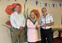 Llandrindod Wells British Royal Legion receive the donation form the town's Mayor