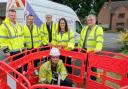 MP Fay Jones was given a tour of the work being done in Builth Wells, which is making faster and more reliable full fibre broadband available to homes and businesses in the local area.