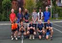 Llandrindod Wells Tennis Club players.