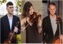 Ben Norris (viola),  Ezo Dem Sarici (violin) and Ben Tralton (cello) will be performing at Gregynog Hall next Saturday (October 7).