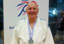 Mick Lewis from Trewern won a silver medal at the British Masters Judo Championships.