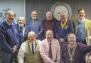 Builth Wells Rotary Club's members raised nearly £2,500 during 'Movember'.
