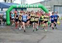 117 runners set off from the start line on Sunday.
