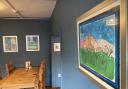 Ysgol Gynradd Llanidloes pupils' artwork is now on display at the Wild Oak Cafe.