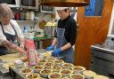 Saovaluk Crooke and chef Jean Ashton creating their award winning pies