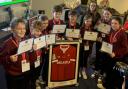 Ysgol Pennant students who won at the 2024 WRU e-sports championship.
