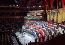 The Welsh Association of Male Choirs mass choral event at the Royal Albert Hall.