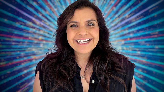 Eastenders star Nina Wadia will begin her Strictly Come Dancing journey when the show begins on Saturday on BBC One. Credit: BBC