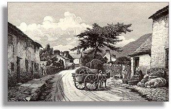 County Times: The old village of Llanwddyn. Picture: Powys Digital History.