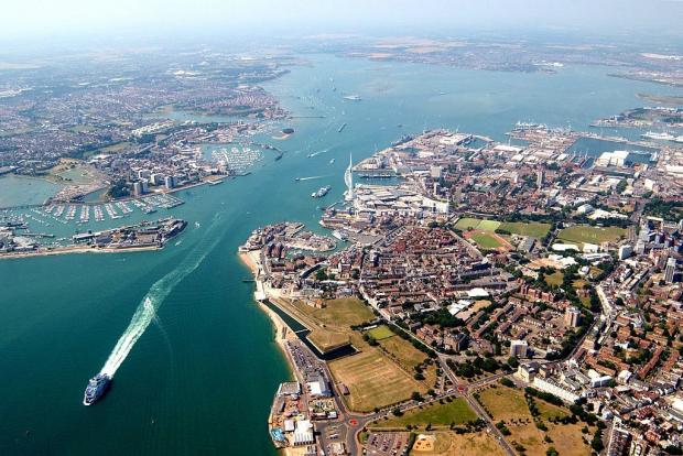 County Times: Portsmouth harbour today. Picture by UK Government.