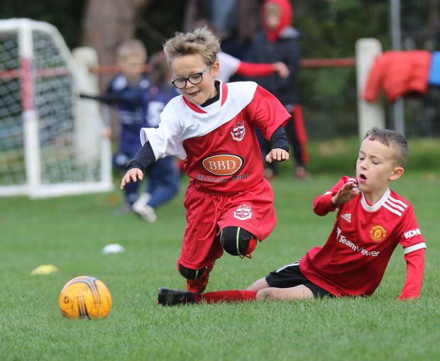 County Times: Football stars of the future enjoy a fun festival at the border club in Powys