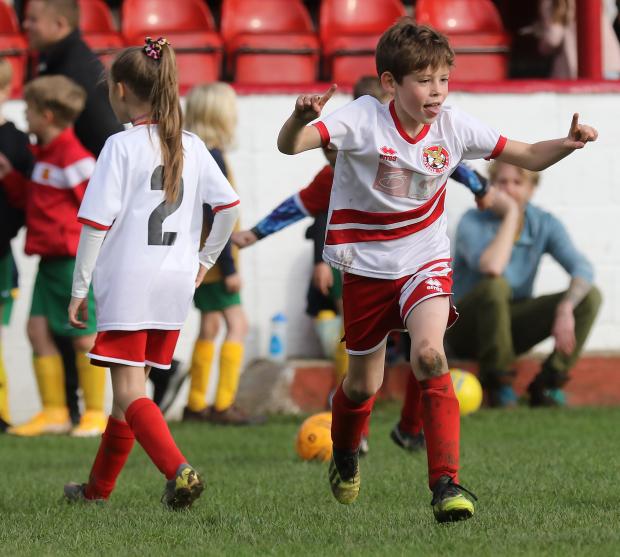 County Times: Football stars of the future enjoy fun festival at the border club in Powys