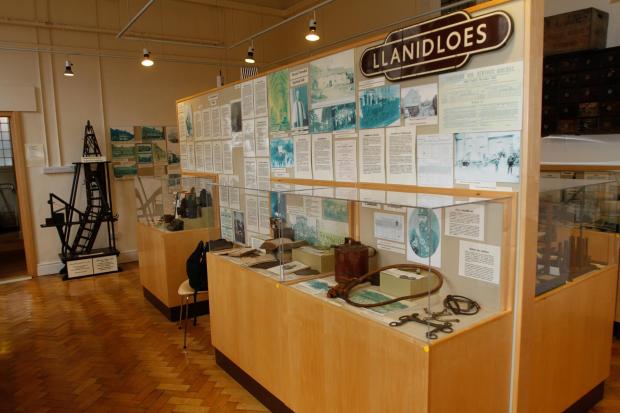 County Times: Exhibits in the Llanidloes Museum.