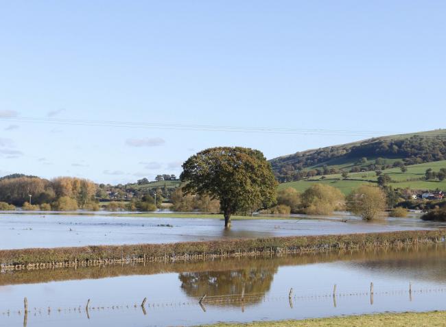 Flooding in Welshpool from previous years. Picture by Phil Blagg..PB532-2019-56.