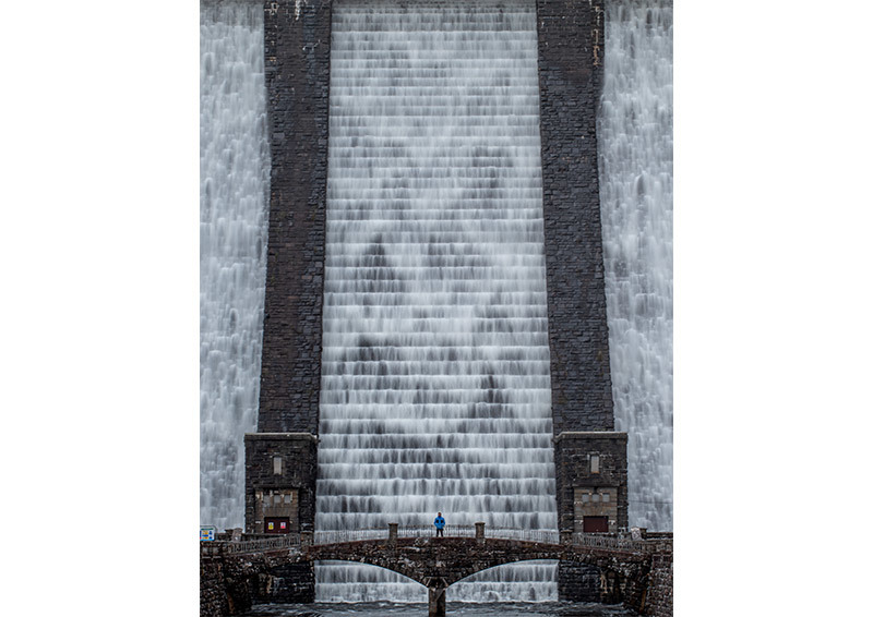 The winning photo of Claerwen Dam,Elan Valley. Picture by Jack James