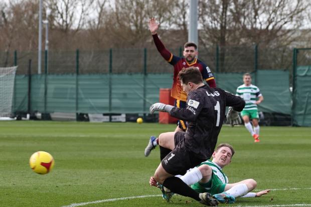 Action from TNS' clash at Cardiff Met. Picture by Brian Jones.