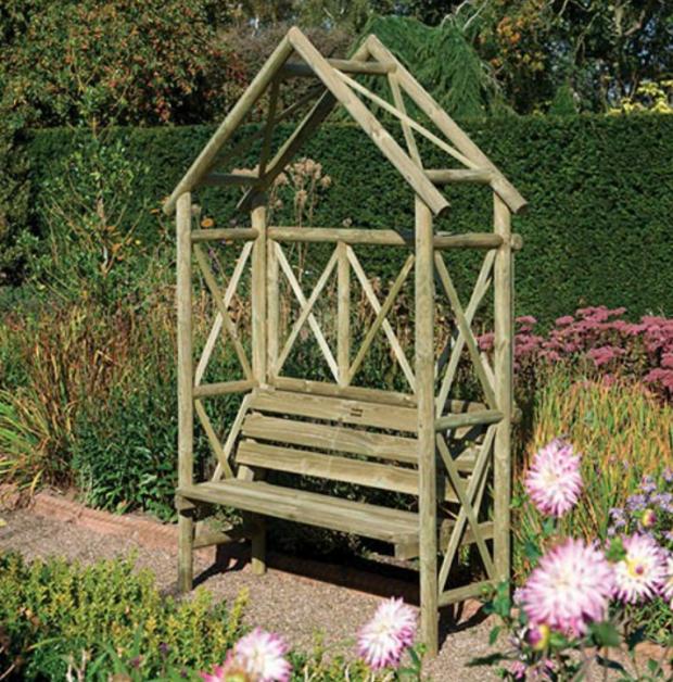 County Times: Rustic Seat. Credit: You Garden