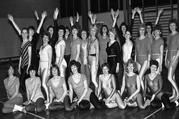 Mrs Arridge Keep fit classes, Croeswylan School 1986 45