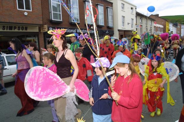 County Times: Newtown May Festival. pic is the May Festival parade through Newtown. pic is the Masquerade Arts Workshop.