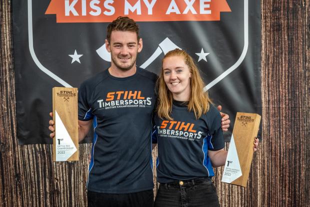 County Times: Glen Penlington at the timbersports championship