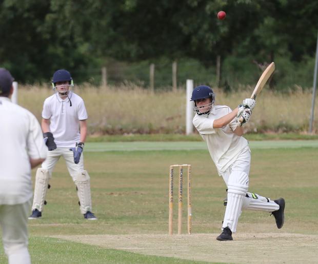 County Times: James Corfield Excellence in Cricket Trophy 2022.Welshpool High School v Newtown High School at Montgomery Cricket Club on Tuesday 12th July.