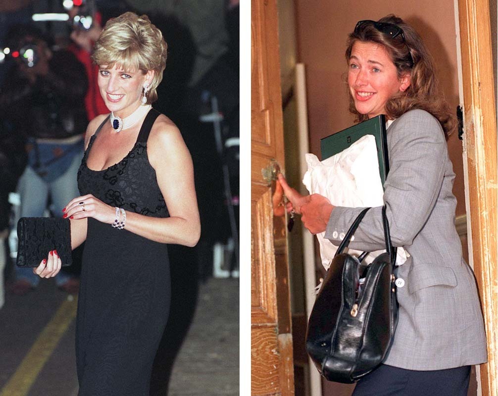 File photos dated 21/11/1995 (left) and 12/9/1995, of the Princess of Wales and Tiggy Legge-Bourke. The BBC has agreed to pay substantial damages to the Duke of Cambridges ex-nanny Tiggy Legge-Bourke over false and malicious allegations about her