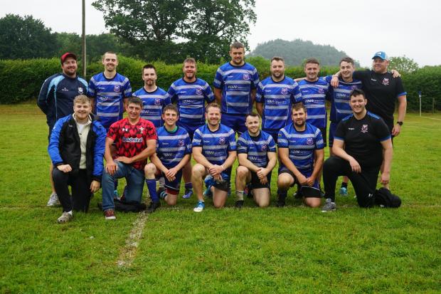 County Times: Machynlleth line up at the Sion Wyn 7s.