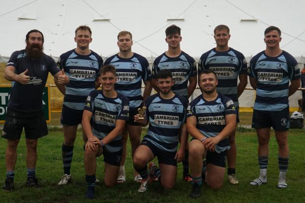 County Times: Aberystwyth line up at the Sion Wyn 7s.
