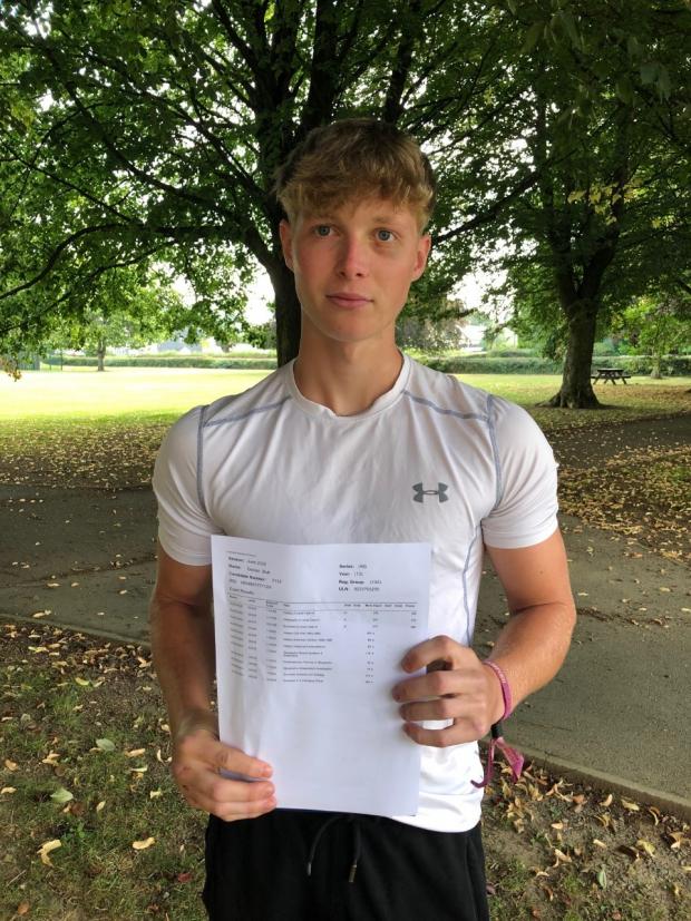 County Times: Declan Butt will be taking a gap year after achieving A*A*A 