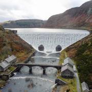 The Caban Coch dam in the Elan Valley. Picture: Elan Valley Trust