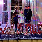 Christian Roach decorates home with ‘check your nuts’ Christmas lights after beating testicular cancer