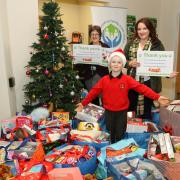Sarah Voice from Welshpool and a nurse from the Royal Shrewsbury Hospital has organised Toy/Christmas presents collection points in the area for the Montgomeryshire Family Crisis Centre, Newtown for children a previous Christmas.