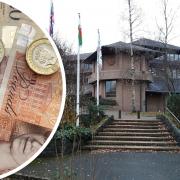 Council tax bills won't be refunded. Pictured: County Hall in Llandrindod Wells.