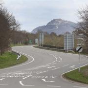 The effect of the Coronavirus in Welshpool..Pictured is the Welshpool bypass A483..Picture by Phil Blagg Photography..