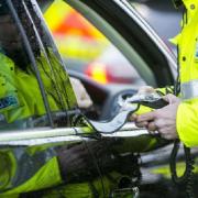 Jonathan England was stopped by police in Llandinam, who discovered he was driving with no insurance