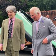 Prince Charles visited Riversimple in Llandrindod earlier this year. Here he is pictured with managing director Hugo Spowers.