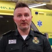 Jason Killens of the Welsh Ambulance Service