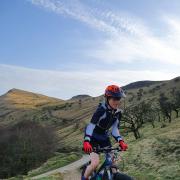 Daniel Hodges is biking, hiking and kayaking through Powys to raise £5,000