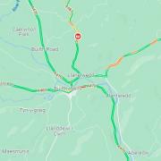 The A483 between Builth and Howey is now back open