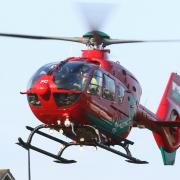 The Wales Air Ambulance was on the scene of a 