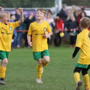 Football stars of the future enjoy fun festival at Powys border club