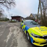 Police were called to Franksbridge Primary School near Builth Wells