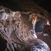 An image from inside the vast caving system at Ogof y Daren Cilau in south Powys. Picture by Sterling Adventures
