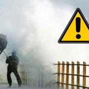 The yellow weather warning for wind begins at midnight on Friday and will run through until the evening. (PA)