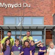 Pupils at Ysgol y Mynydd Du in Talgarth got involved in the project